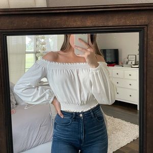 Off the Shoulder crop top
